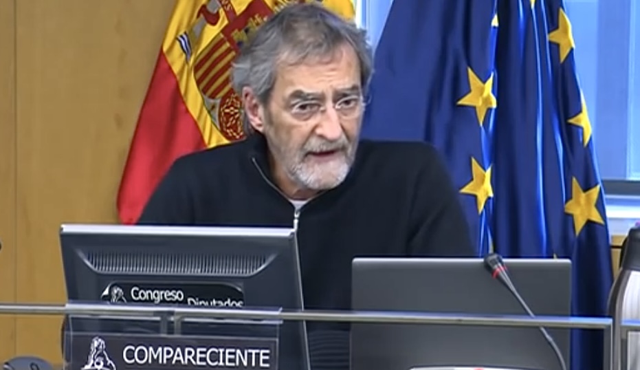 Joan Manuel Laporte Roselló durante su comparecencia.